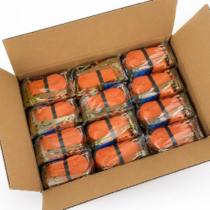 Provina 25mm Orange cliquet sangle d'arrimage avec crochet incurvé en métal taille personnalisée Polyester matériel prêt à l'exportation Vietnam vente en gros - Product Image 2