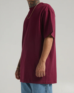 T-shirt boxy fit personnalisé avec broderie impression surdimensionné streetwear unisexe coton fournisseur OEM pour les commandes en gros - Product Image 4