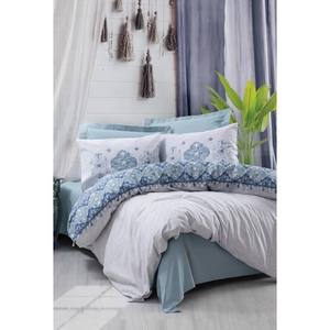 Jeni Blue Cotton Box Candy <b>Duvet</b> <b>Cover</b> Set Single Size with Premium Comfort and Style - Product Image 1