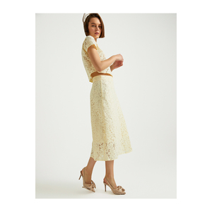 BGN Women's Lace <b>Flare</b> <b>Skirt</b> S23S110 Turkey - Product Image 2
