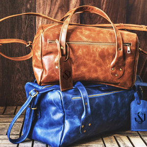 Bolsa de Viaje de Negocios con Logotipo Personalizado, Bolsa de Fin de Semana de Cuero, Maleta Personalizada, Regalo para Viajes de Negocios, Bolsa de Lona Esencial para Viajes - Product Image 5