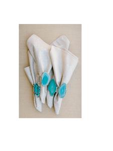 Servilleteros de resina de diseño artístico para recepciones de boda de lujo, cenas y arreglos formales de mesa - Product Image 2