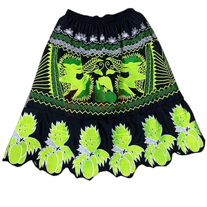 กระโปรงฮาวายยาวมินิแมกซี่ปักลายดอกไม้สไตล์ชนเผ่าของผู้หญิง - Product Image 2