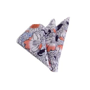 Pañuelo de bolsillo con estampado de flor de granada y diseño especial para hombre, talla única - Product Image 1