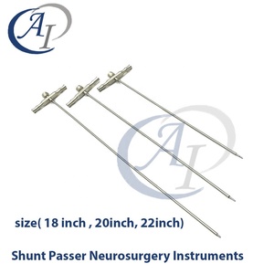 Shunt Passer <b>Neurosurgery</b> <b>Instruments</b> 18-22 Inch Manual Stainless Steel CE Certified Class II Spine Surgery Clinic Hospital - Product Image 3