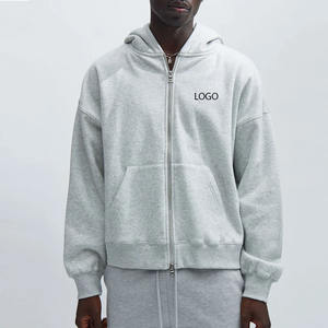 Sweat à capuche zippé pour hommes Design personnalisé Veste à capuche en polaire de haute qualité/Sweat-shirt de sport décontracté confortable, respirant et durable - Product Image 1