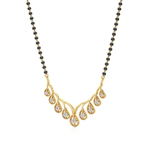 Collar Mangalsutra con Diamantes Radiant Vine - Joyería Coleccionable Cultural - Product Image 2