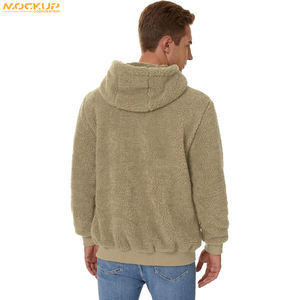 Produit le plus vendu Vêtements d'hiver en vrac Vêtements OEM unis Sweats à capuche en polaire Sherpa uni de haute qualité - Product Image 5