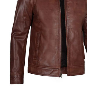 เสื้อแจ็คเก็ตหนังผู้ชาย ดีไซน์ล่าสุด แฟชั่นฤดูหนาว แขนยาว ราคาสมเหตุสมผล - Product Image 6