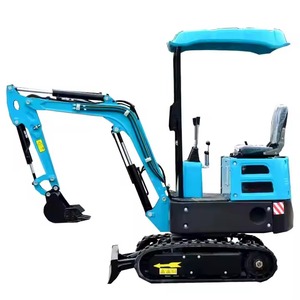 Miniexcavadora de 1 tonelada compatible con CE EPA, capacidad de 1000kg, microexcavadora con motor central y maquinaria agrícola de motor - Product Image 1