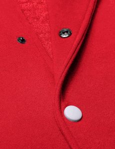 Vestes d'université de bombardier de baseball d'hiver en polaire de style cool personnalisé pour hommes veste décontractée pour homme avec lettres vente en ligne - Product Image 4