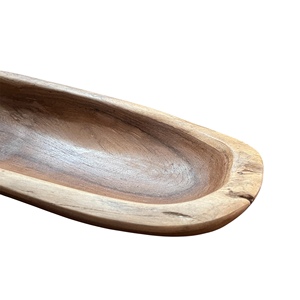 WTH028 teak root <b>dinnerware</b> set: handcrafted solid wood, antique natural finish, perfect for elegant home decoration and dining - Product Image 3