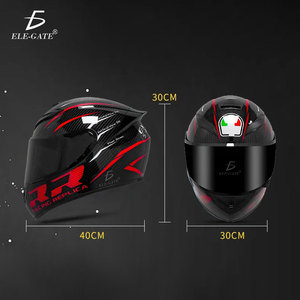 Casco Moto Certificato ABS per Uomo o Donna, Doppia Visiera Integrale Retrattile, Nuovo, per Motocross - Product Image 4