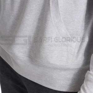 Custom <b>Fleece</b> Half <b>Zip</b> Cropped Sweatshirt <b>Men</b> Jumper High Quality Oversized <b>Quarter</b> <b>Zip</b> up Hoodies <b>Men</b> Streetwear - Product Image 6