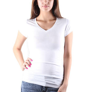 Camisetas Deportivas de Algodón 100% con Cuello Redondo para Mujer, con Letras 3D Bordadas, para Correr y Hacer Ejercicio - Product Image 1