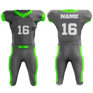 Uniforme de football américain en polyester unisexe pour jeunes, maillot de football américain unisexe, couleur unie, nouveau style, 2025 - Product Image 2