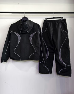 Chaqueta Cortavientos Ligera de Nailon Personalizada de Alta Gama para Hombre, Conjuntos Deportivos de Invierno de Talla Grande, Transpirables, de Secado Rápido, Colores y Logotipo Personalizados - Product Image 2