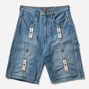 กางเกงยีนส์ขาสั้นสำหรับผู้หญิง, กางเกงขาสั้นผ้ายีนส์ระบายอากาศได้ดีแห้งเร็วเป็นมิตรกับสิ่งแวดล้อม - Product Image 1