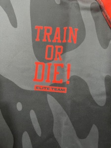 MMA เสื้อแรชการ์ดพิมพ์ซับลิเมชันกำหนดเอง240ป้องกันอัลทวอยเลต์ GSM การบีบอัดการต่อสู้แบบผดผื่น BJJ ผลิตในปากีสถาน - Product Image 4