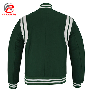 Chaqueta universitaria de moda de manga larga para hombre, ropa informal, MOQ bajo, superventas, chaqueta universitaria de béisbol para hombre - Product Image 6