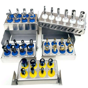 Kit de Trepanación Dental con 8 Brocas Plateadas y Porta Brocas GRATIS, Juego de Implantes Dentales - Product Image 2
