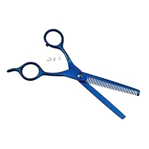 Ciseaux de coiffeur professionnel, pour salon de coiffure en acier inoxydable 440C, avec repose-doigt réglable, nouveauté, vente en gros, (SC08) - Product Image 1