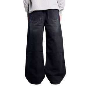 Jeans baggy vintage à logo personnalisé, jeans pour hommes, streetwear, vente en gros de denim, jeans à jambes larges pour hommes - Product Image 6