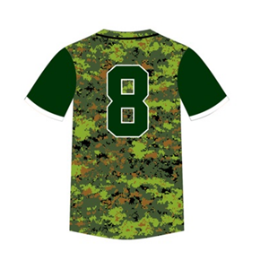 Camiseta de béisbol de poliéster con botones completos para mujer, OEM diseño personalizado, ropa de práctica transpirable para equipos y clubes - Product Image 3