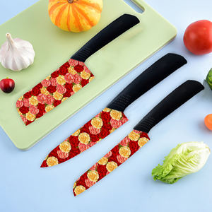 New Arrivals Luxury Ceramic Blade <b>Knife</b> <b>Set</b> Magnetic Holder Plastic Dishwasher Safe for Modern Kitchen Home Use Free Shipping - Product Image 3
