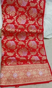 ผ้าไหมส่าหรี/banarasi Silk Saree/kanjeevaram ผ้าไหมส่าหรีผ้าไหมบริสุทธิ์ส่าหรีผ้าไหมสำหรับเจ้าสาวผ้าส่าหรีผ้าไหมดีไซเนอร์ - Product Image 4