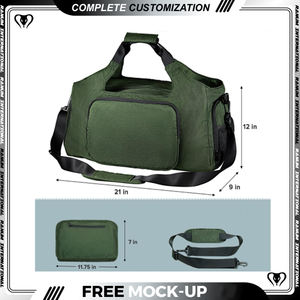 Waterproof Polyester Sport Yoga <b>Large</b> Capacity Folding <b>Duffle</b> with Sneaker s Gym Sport Travel <b>Bag</b> - Product Image 2