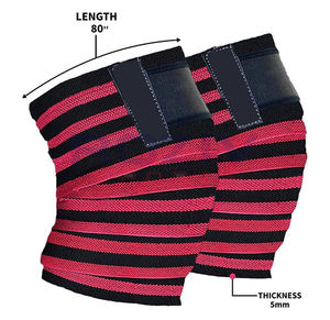 ผ้าพันเข่าแบบหนา น้ำหนักเบา ระบายอากาศได้ดี ผลิตจากผ้าฝ้าย สำหรับยกน้ำหนัก รองรับข้อต่อ เป็นมิตรกับสิ่งแวดล้อม ใช้ได้ทั้งชายและหญิง ขายดี - Product Image 3