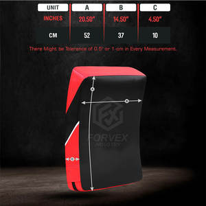 OEM Custom Service High Quality Leather <b>Thai</b> <b>Pads</b> with Custom Design and Color - Product Image 6