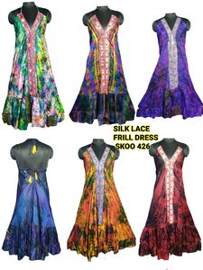 เดรสลูกไม้ยาวคุณภาพสูงสำหรับผู้หญิงหรูหรามีระบายชุดเดรสและงานปาร์ตี้ชุดทางการหรูหราสีตามสั่งแขนกุด - Product Image 3