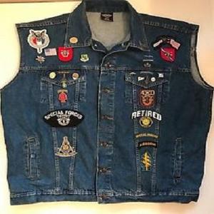 Venta al por mayor Hombres Mujeres Calidad Hombres Parches personalizados Sublimación Bordado Logo Serigrafía Chaleco Jeans Chaqueta de mezclilla - Product Image 5