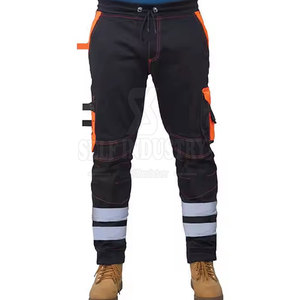 Pantalon de travail de sécurité avec logo personnalisé, conforme à la norme ANSI Classe 3, avec bande réfléchissante de qualité supérieure, imperméable, séchage rapide, respirant - Product Image 3