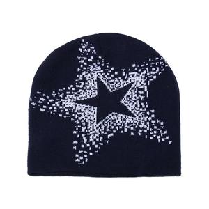 Móc Áo impex sản xuất tùy chỉnh nhãn đan sọ cap thiết kế logo riêng củ<span class=keywords><strong>a</strong></span> bạn Beanie cá nhân mũ và mũ - Product Image 5