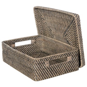 Cestas Rectangulares de Ratán Hechas a Mano, Cesta de Almacenamiento al por Mayor, Ecológicas, Hechas en Vietnam - Product Image 1