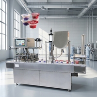 Machine de remplissage et de scellage de gobelets d'eau, prix usine, machine d'emballage de yaourt personnalisée non standard