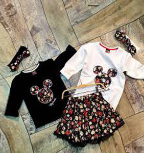 สินค้าใหม่มาแรง เสื้อเชิ้ตแขนยาวลำลองพิมพ์ลายผ้าฝ้ายเนื้อนุ่ม คอปกปีเตอร์แพน สำหรับเด็กผู้หญิง ยี่ห้อ MOMO จากบังกลาเทศ - Product Image 2