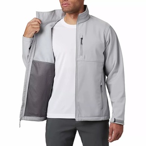 Chaqueta softshell con tejido transpirable y cortavientos, diseño elástico y opción de logotipo personalizado para ciclismo - Product Image 3