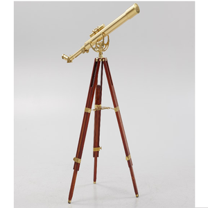 Telescopio pulido dorado de latón indio vintage con soporte para aventuras al aire libre y acampar-¡Venta al por mayor directa de fábrica, gran valor! - Product Image 6