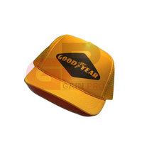 2025 nuevo diseño de sombreros de camionero para hombres sombreros de camionero delanteros de espuma hechos en fábrica en fabricante de color rojo blanco