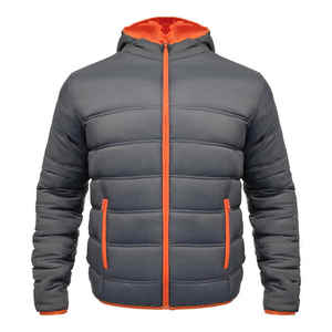 Custom Logo <b>Men's</b> Nylon Hooded Winter Puffer <b>Jacket</b> Outdoor Warm Duck Feather Bubble Puff down Coat Casual Style - Product Image 1