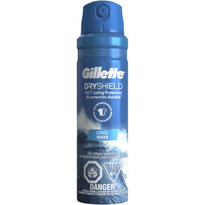ผลิตภัณฑ์ระงับกลิ่นกายแบบสเปรย์ Gillette Dry สำหรับผู้ชาย ป้องกันเหงื่อและกลิ่นกายตลอด 24 ชั่วโมง ป้องกันรอยขาว ขนาด 4.3 ออนซ์ (แพ็ค 3 ชิ้น) - Product Image 2