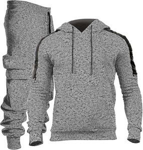 Survêtement de course pour hommes OEM vêtements de sport respirants à séchage rapide avec col à capuche et caractéristiques de maternité 100% coton pour l'hiver - Product Image 4