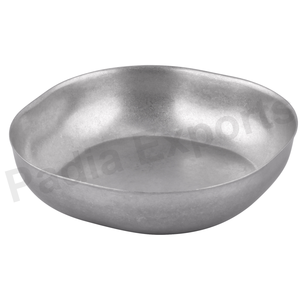Elegante y moderno juego de cuencos para servir de acero inoxidable Vintage para uso doméstico y restaurante con cuenco profundo y elegante diseño de metal - Product Image 1