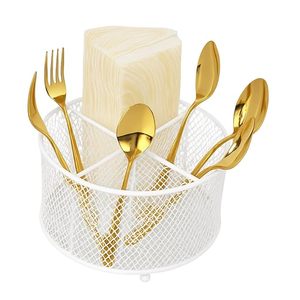 Sturdy wrought iron <b>utensil</b> holder for everyday <b>kitchen</b> use with anti-tip design and large internal capacity - Product Image 2