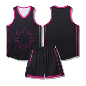 ชุดบาสเกตบอลระบายอากาศได้ดีชุดบาสเก็ตบอลพิมพ์ลายมืออาชีพวัสดุดี - Product Image 1