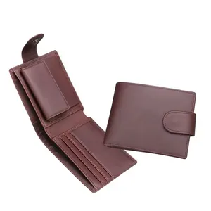 Fornitore all'ingrosso portafoglio in pelle di qualità Premium personalizzato genuino portafoglio in pelle di alta qualità per gli uomini